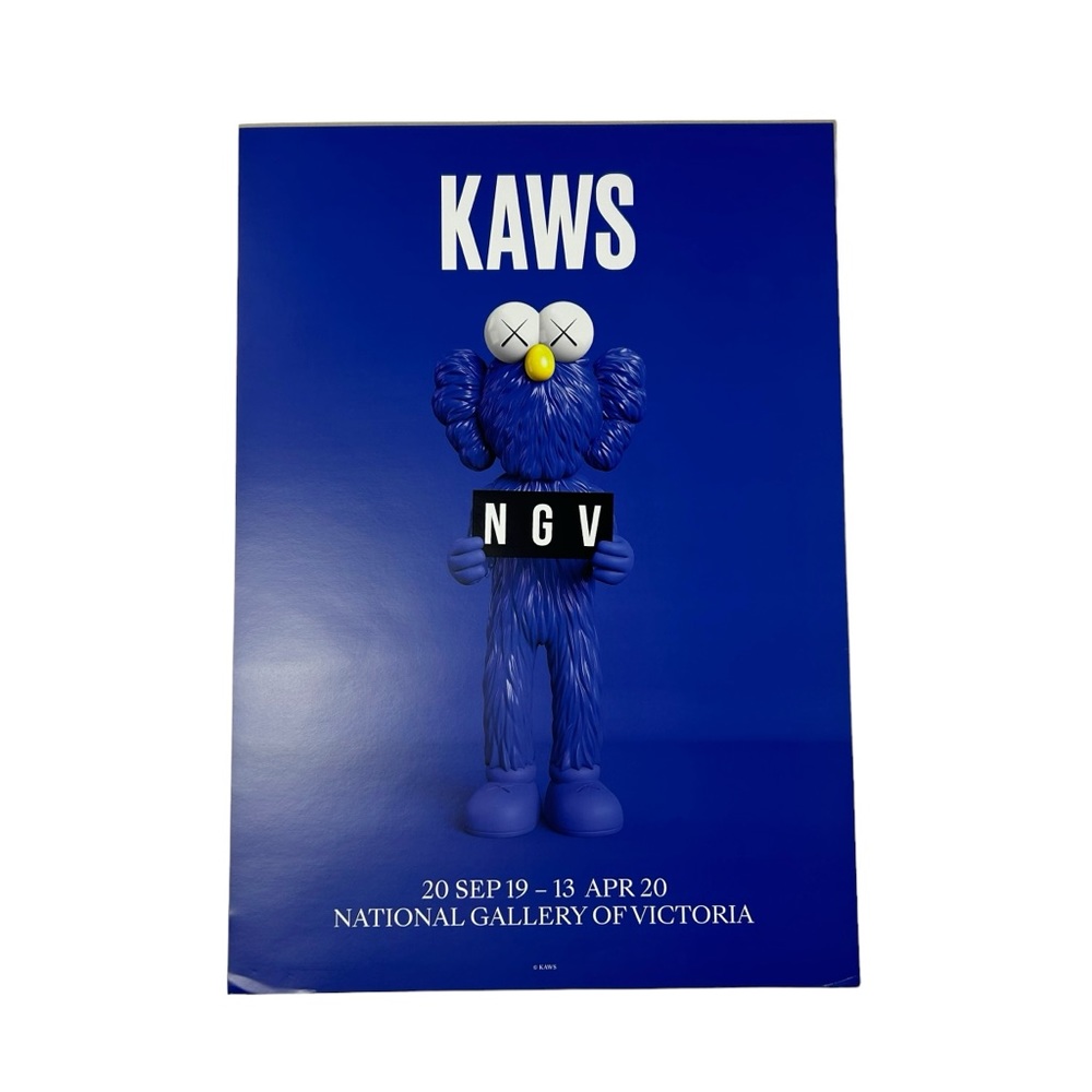 KAWS NGV BFF Poster